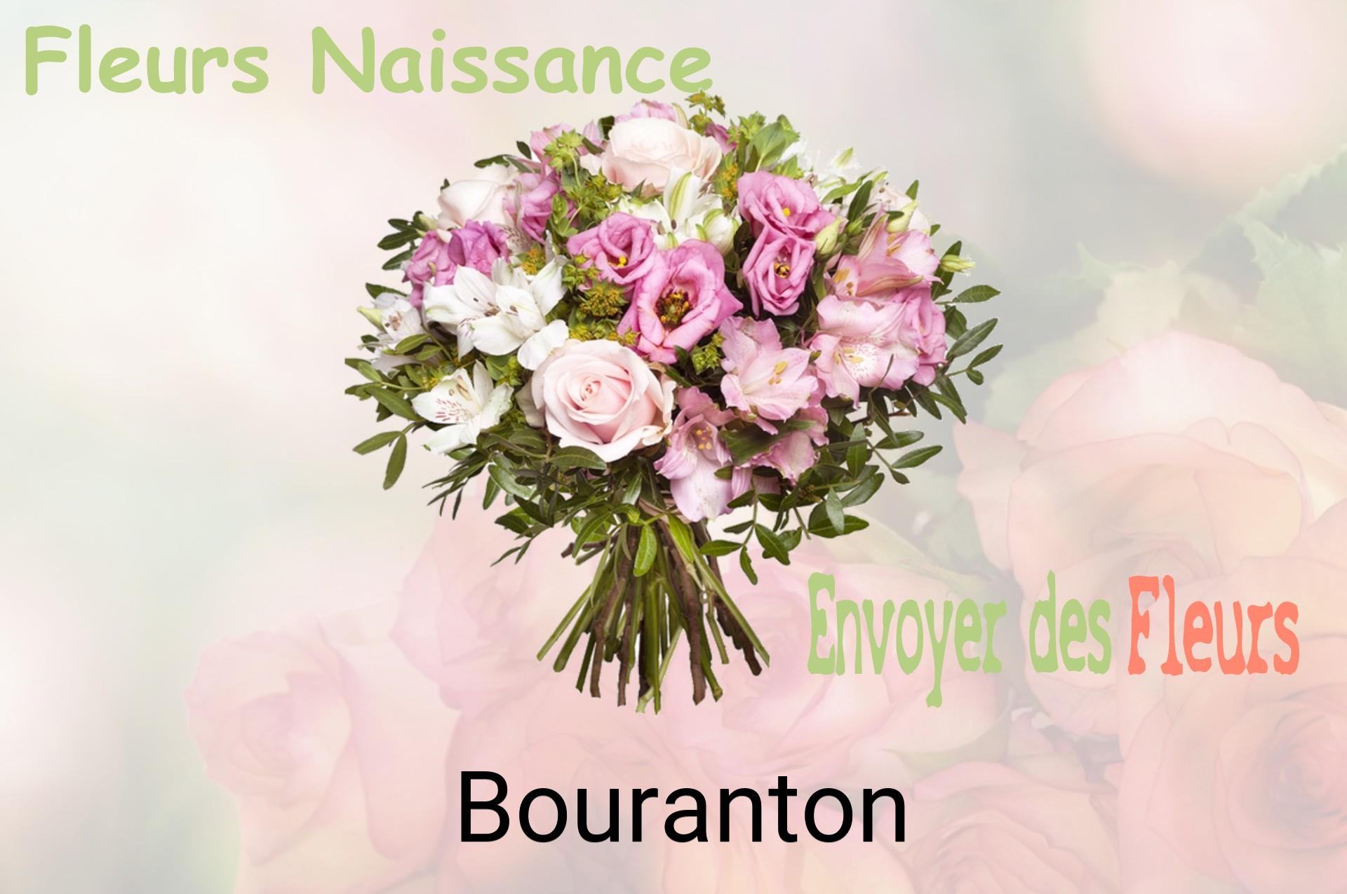 Bouquet de fleurs de naissance livré à Bouranton